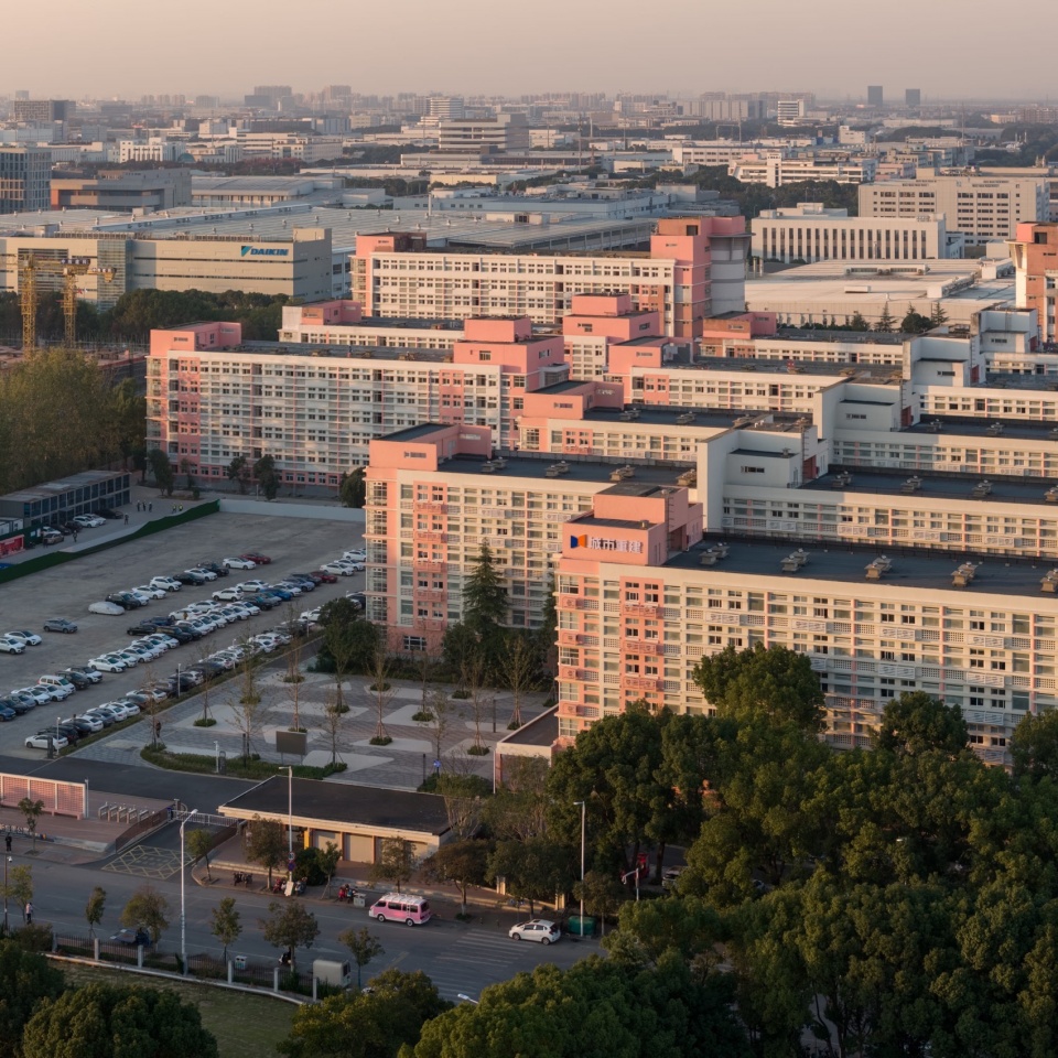 renovation and activation of topo meeca technology workers dormitory suzhou by weico