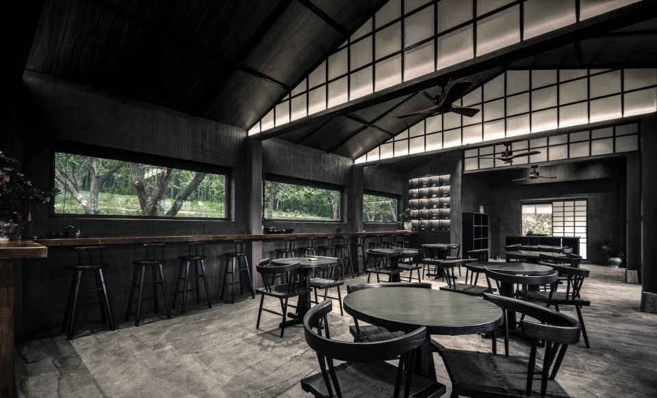 chestnut grove courtyard at the foot of gaofeng chansi monastery by parallect design