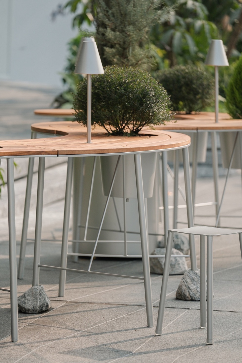 rivers and pebbles table table project 2 0 public funiture and pop up store design by xbtw office