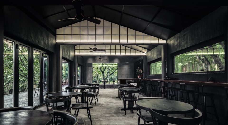 chestnut grove courtyard at the foot of gaofeng chansi monastery by parallect design