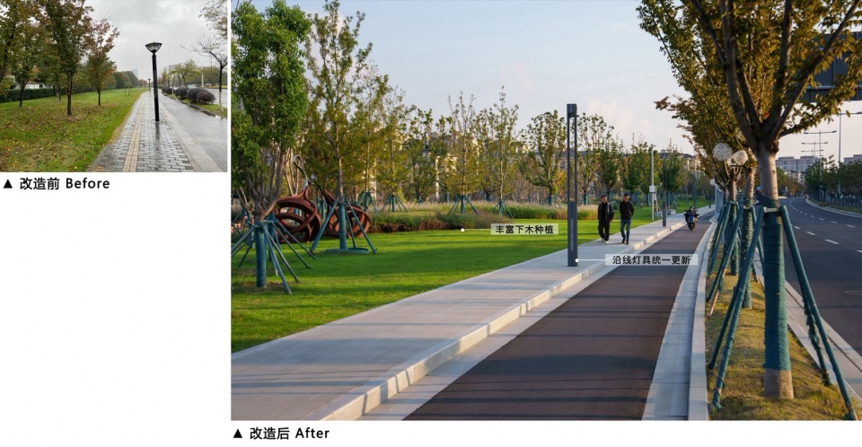 Landscape Enhancement Along Linghu Avenue in Wuxi by MYP INC