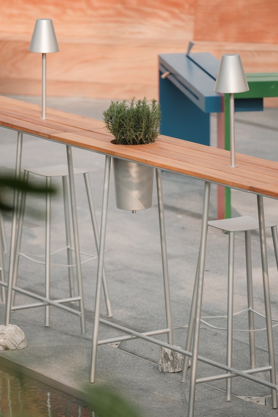 rivers and pebbles table table project 2 0 public funiture and pop up store design by xbtw office