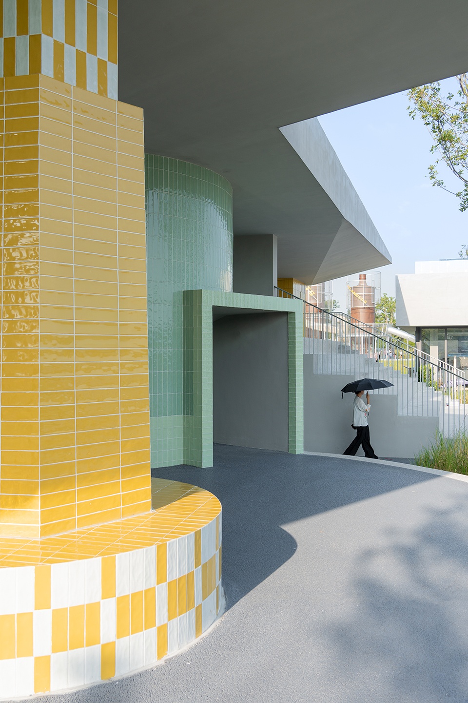 Sports Support Buildings on Double Happiness Island
