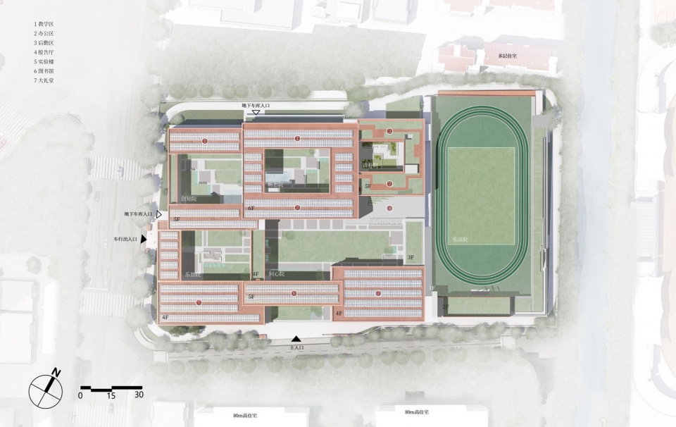 Huazhimen Plot Middle School New Construction Project Xuhui District Shanghai by Original Design Studio TJAD