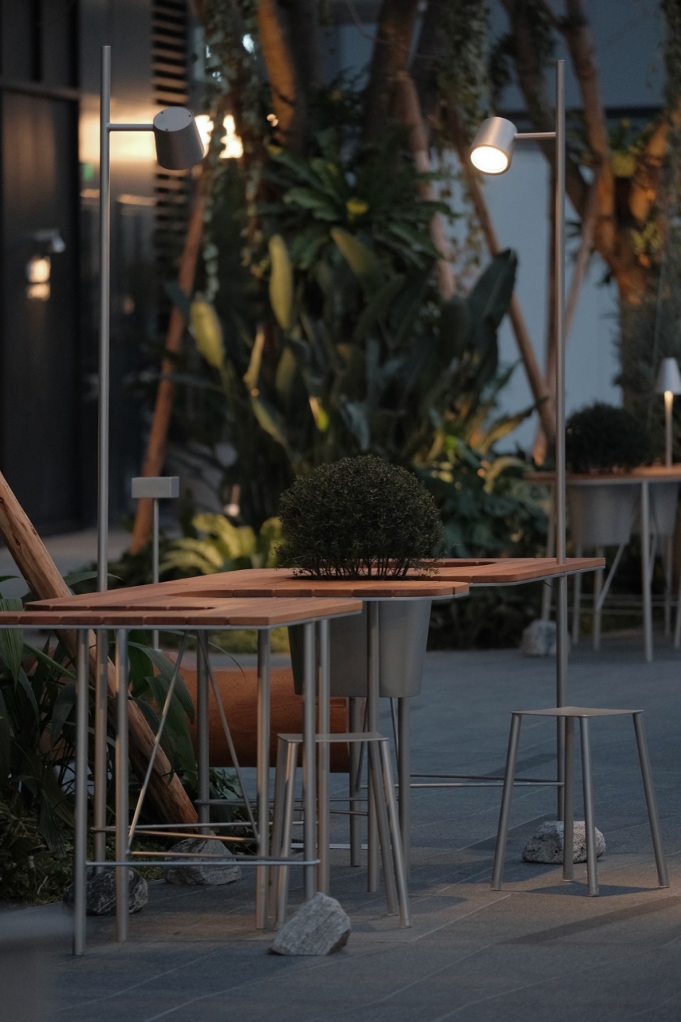 rivers and pebbles table table project 2 0 public funiture and pop up store design by xbtw office