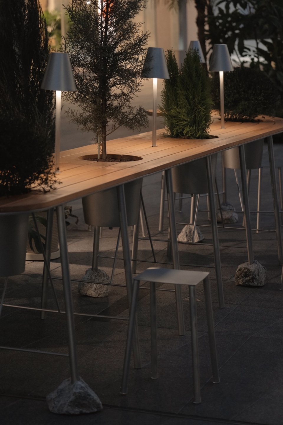 rivers and pebbles table table project 2 0 public funiture and pop up store design by xbtw office