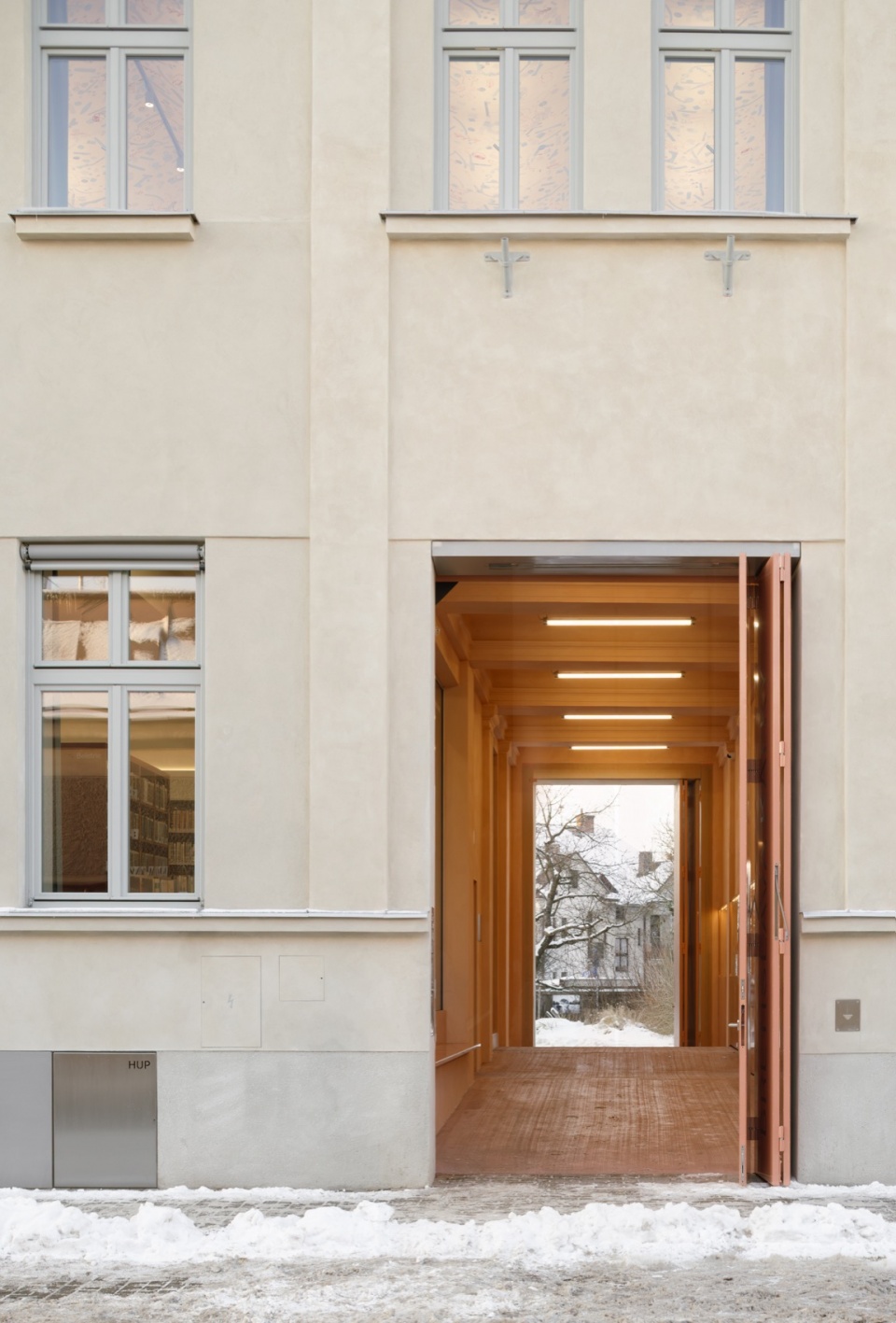 library in cerveny kostelec by papundekl architekti