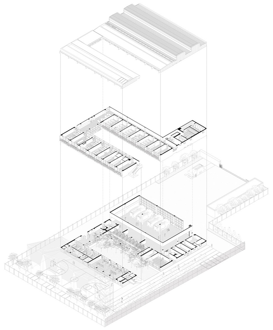 Kunshan Yuanfeng Road Fire Station by genarchitects