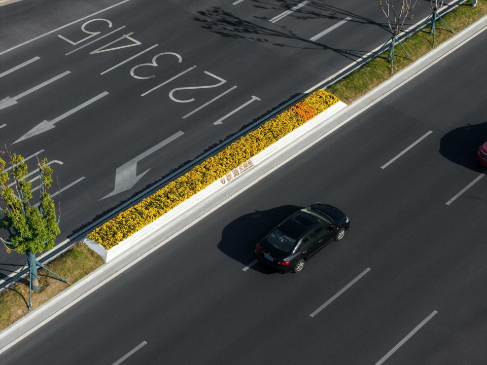 Landscape Enhancement Along Linghu Avenue in Wuxi by MYP INC