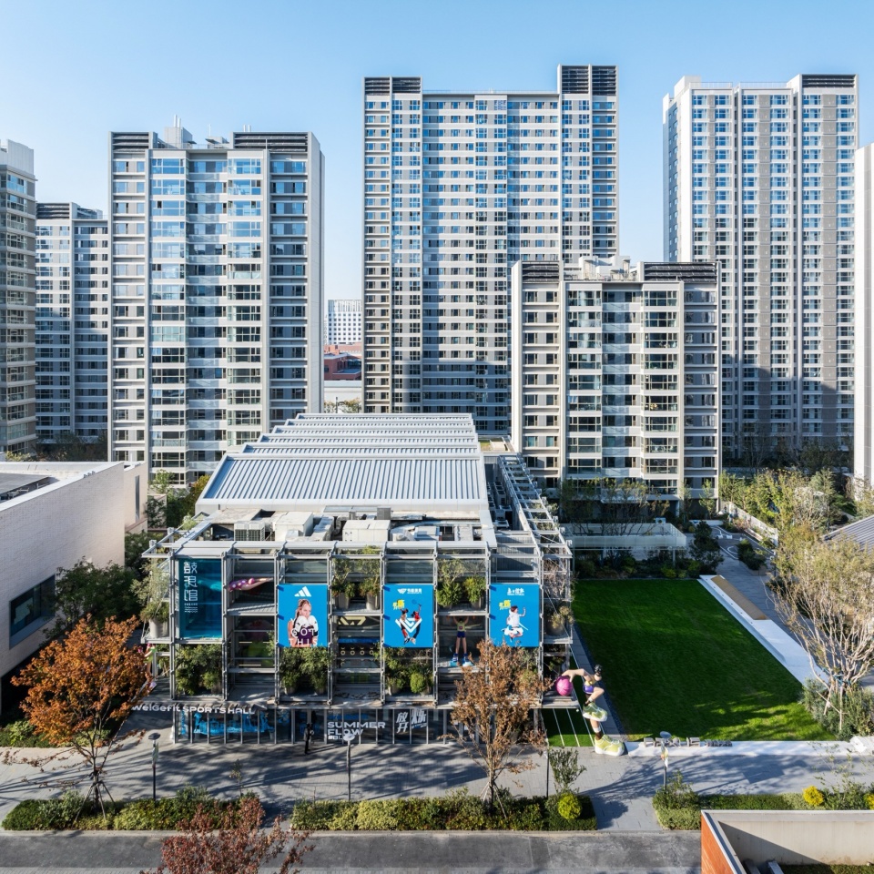 CHUNXI Marketplace and GULANG Gymnasium NEXUS Jiading Shanghai by Atelier Z