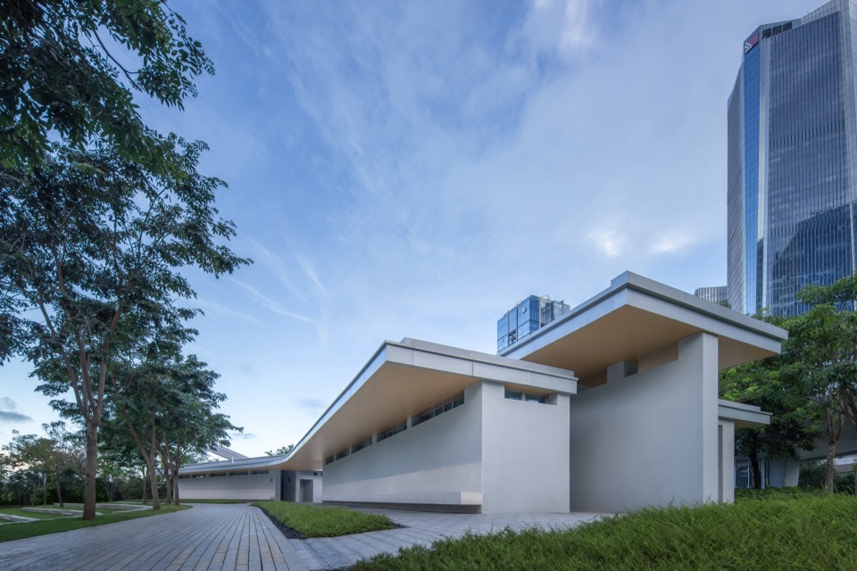 Shenzhen Qianhai Guiwan Park Service Station by hang cheng studio