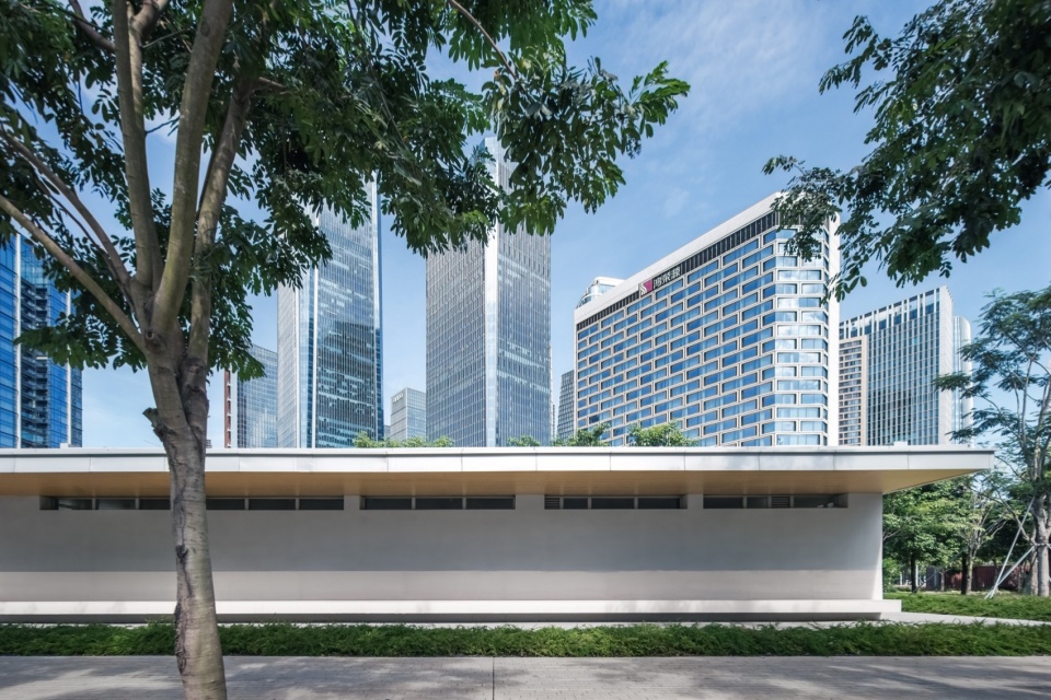 Shenzhen Qianhai Guiwan Park Service Station by hang cheng studio