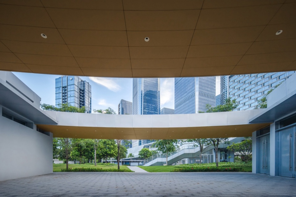 Shenzhen Qianhai Guiwan Park Service Station by hang cheng studio