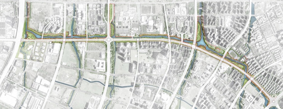 Landscape Enhancement Along Linghu Avenue in Wuxi by MYP INC