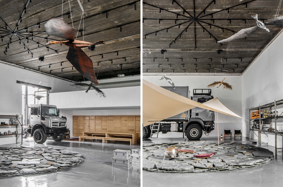 mercedes unimog showroom in beijing by guo ban er 拷贝