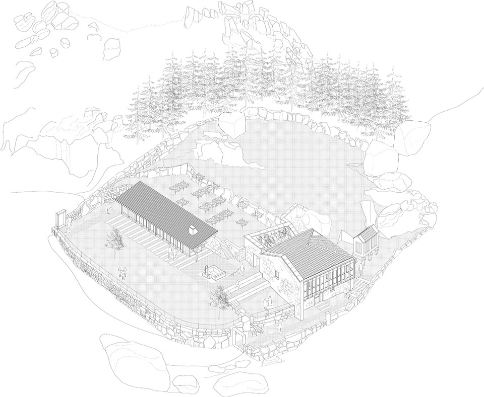 muimenta social center by miguel angel diaz gonzalez
