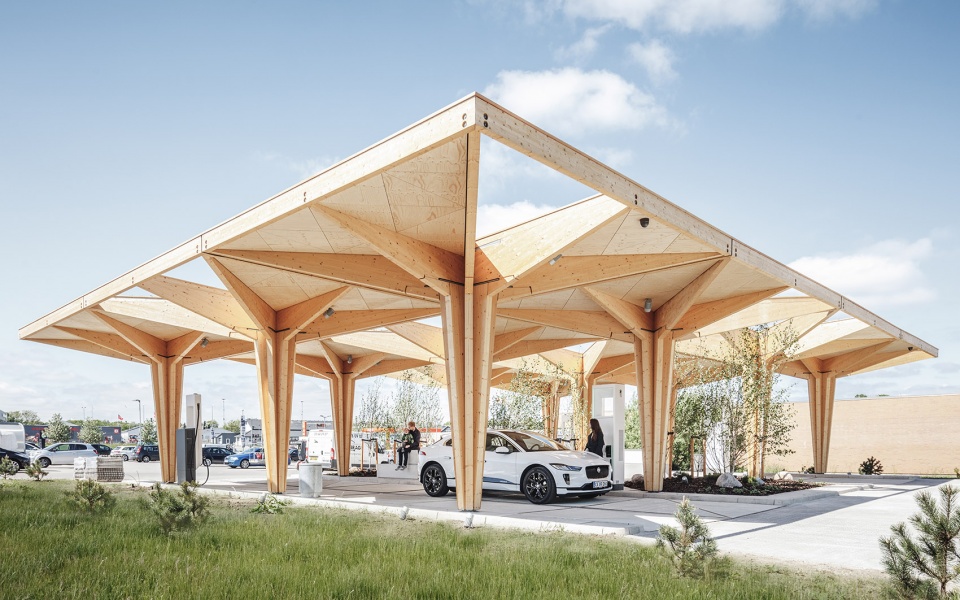 ultra fast charging stations for electric cars by cobe