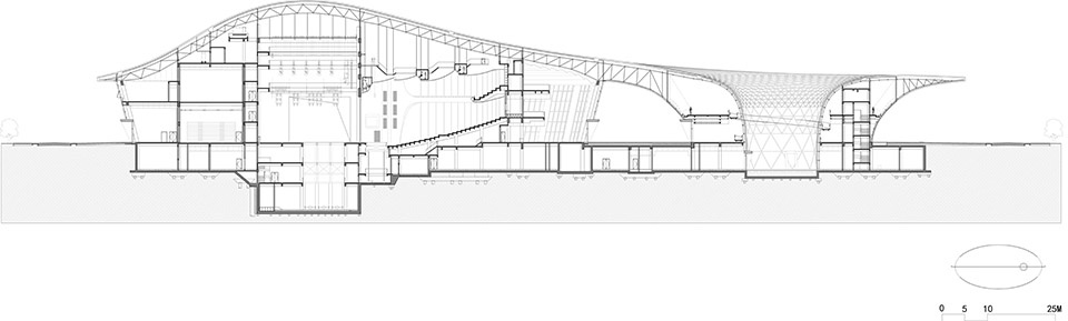 Ezhou Cultural Center Drawing