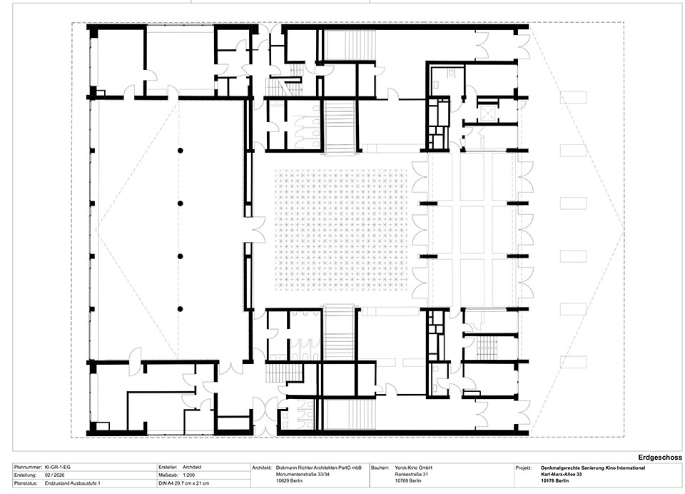 refurbishment of kino international by dickmann richter architekten