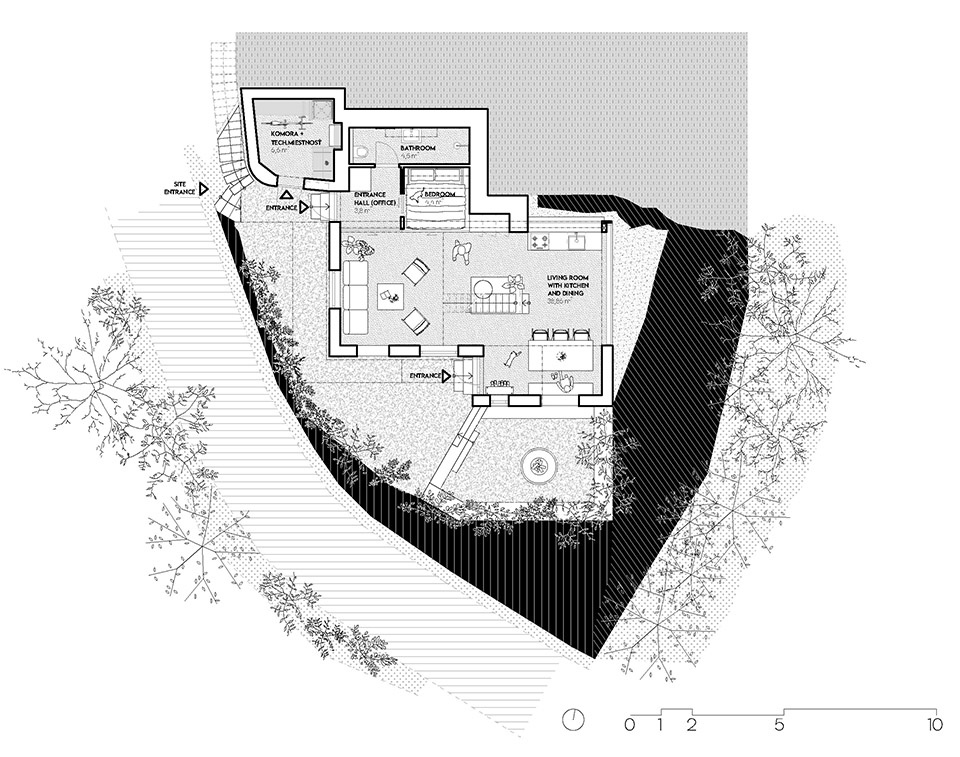 the swiss alpine cabin reconstruction by guca arch