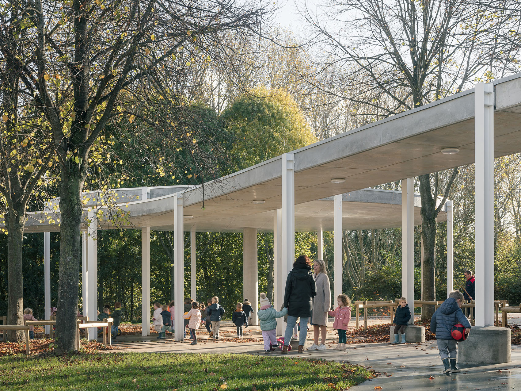 Infant classes and playgrounds in Dilbeek