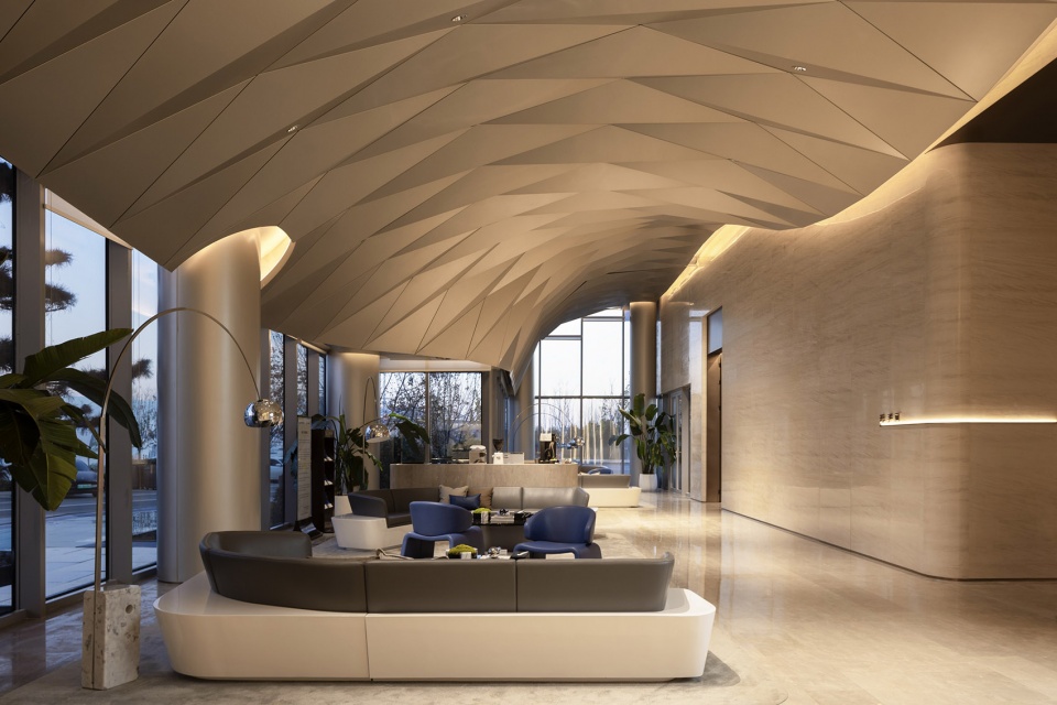 new energy eco city zero carbon exhibition center by wsp