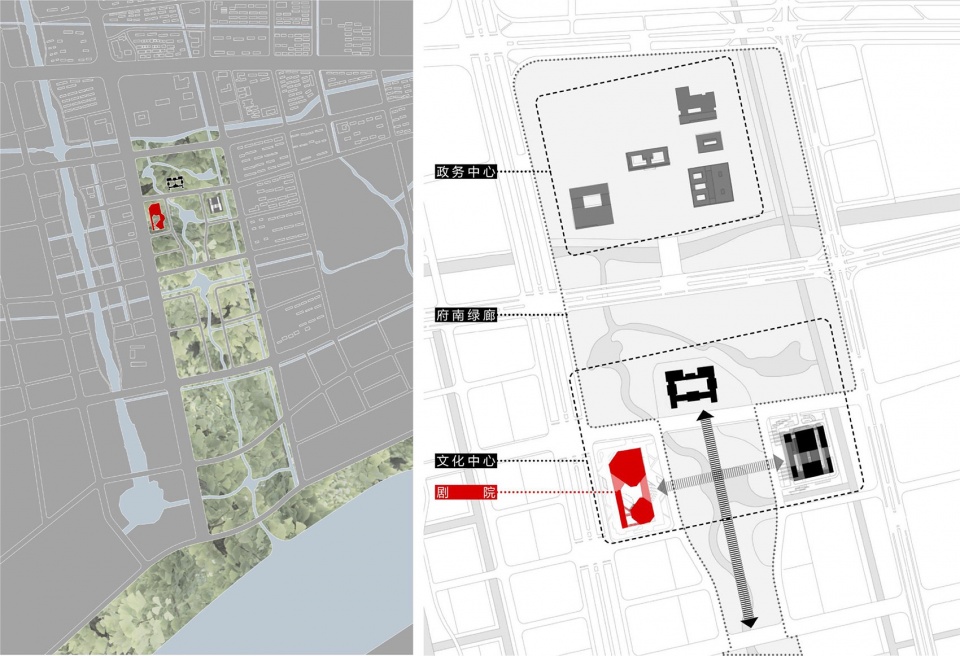 Theater of Haimen Cultural Center by Architects Engineers co ltd of Southeast University 拷贝