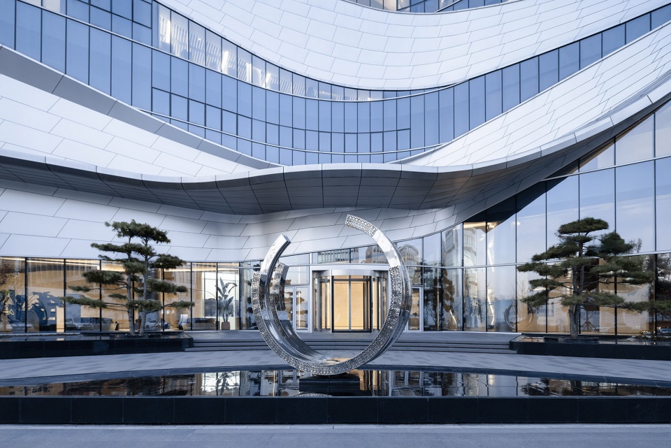 new energy eco city zero carbon exhibition center by wsp