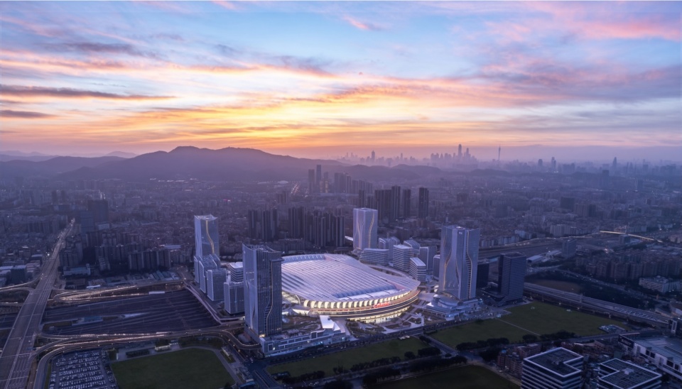 tod over station building complex of guangzhou baiyun station by architectural design research institute of scut co ltd