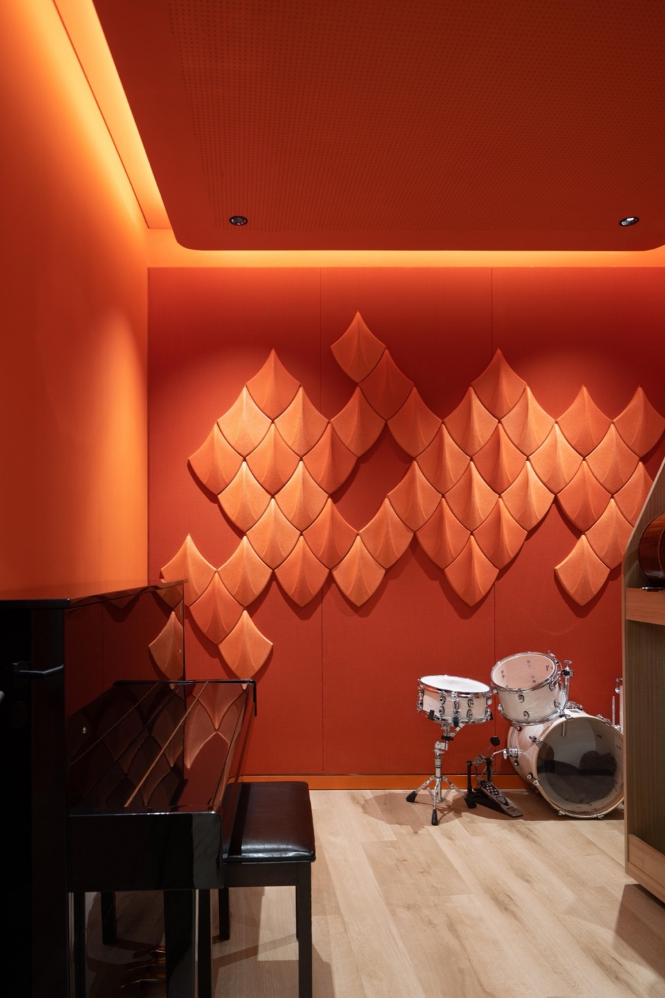 music classrooms at the western academy of beijing by studio vapore