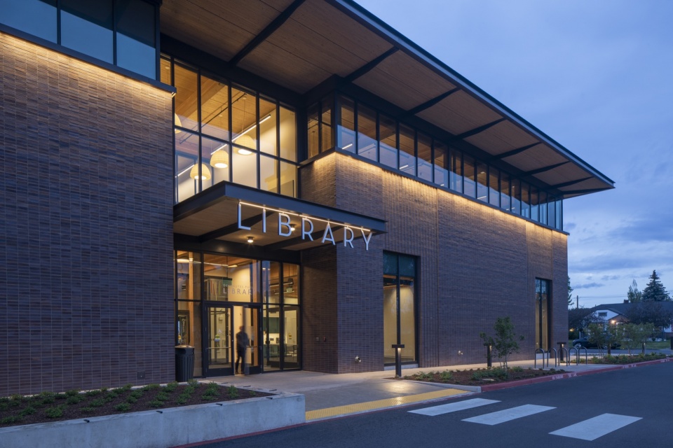 new oregon library by miller hull