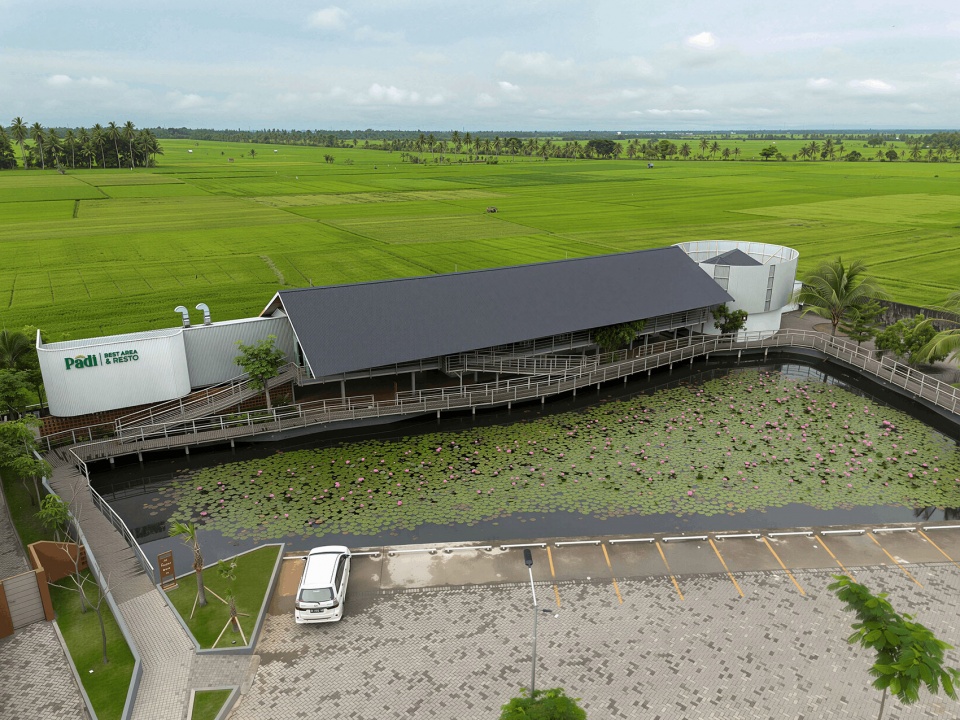 padi rest area by miv architects