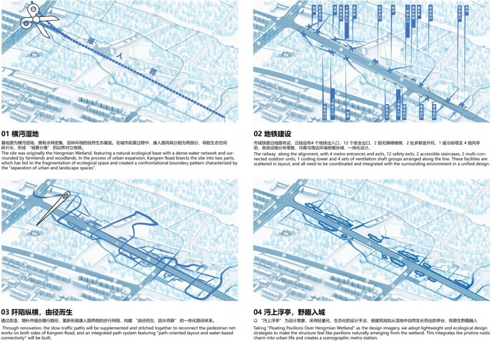 Emerging from Wetland East Kangqiao Station of Shanghai Airport Link by Original Design Studio TJAD
