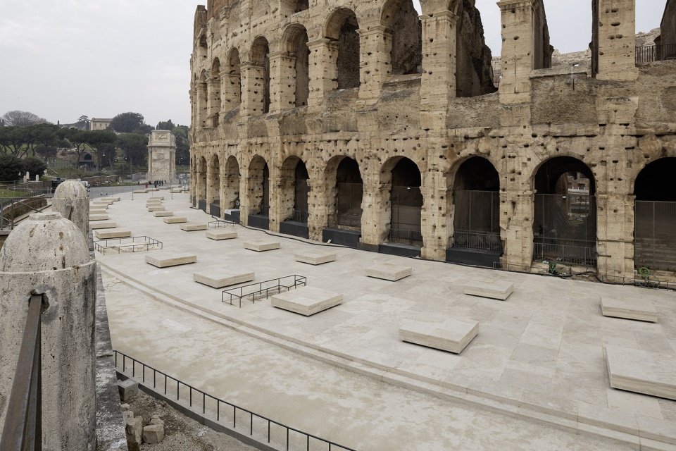 colosseum enhancement and revitalization of the southern ambulatory areas curated by stefano boeri interiors