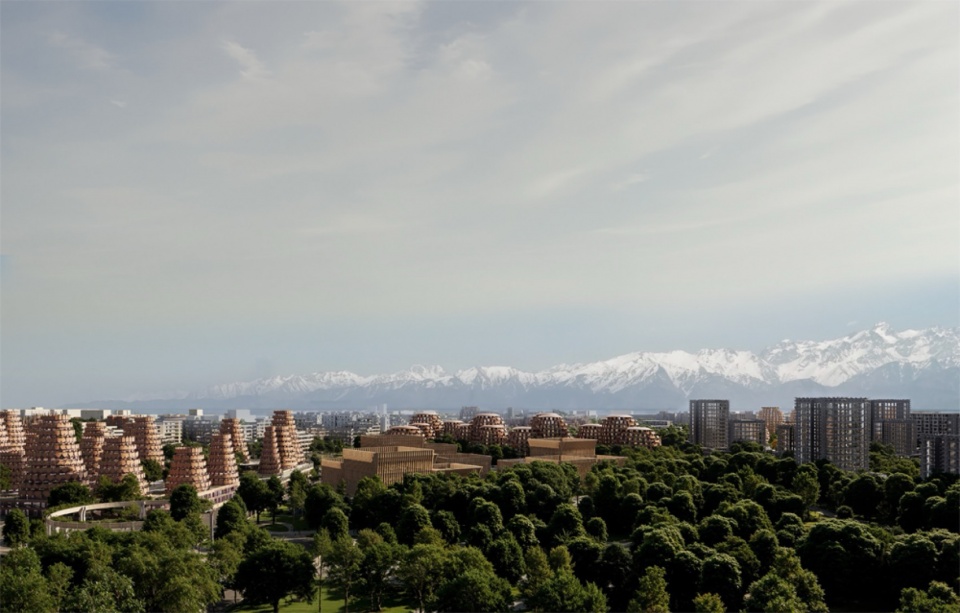 ALMATY GATES by Davide Macullo Architects