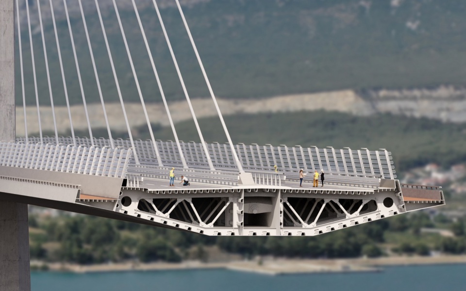 Kastela Bay Bridge by 3LHD Architects