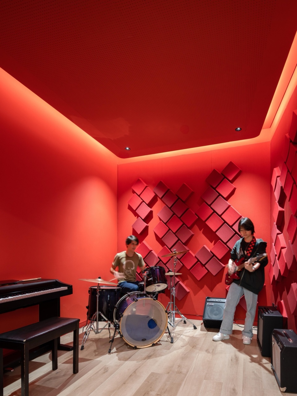 music classrooms at the western academy of beijing by studio vapore