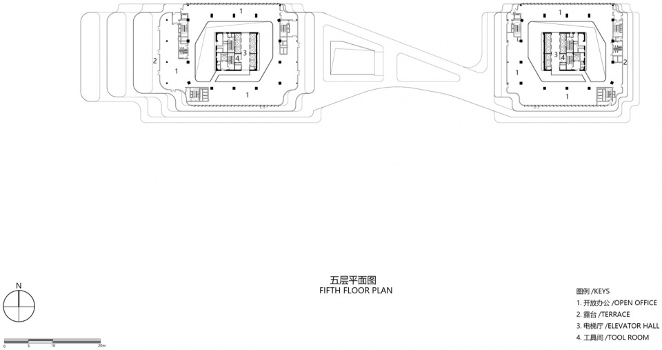 the linping fintech tower by china united engineering corporation limited