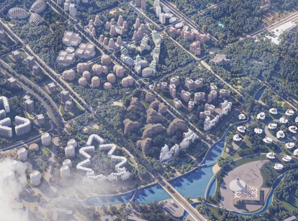 ALMATY GATES by Davide Macullo Architects