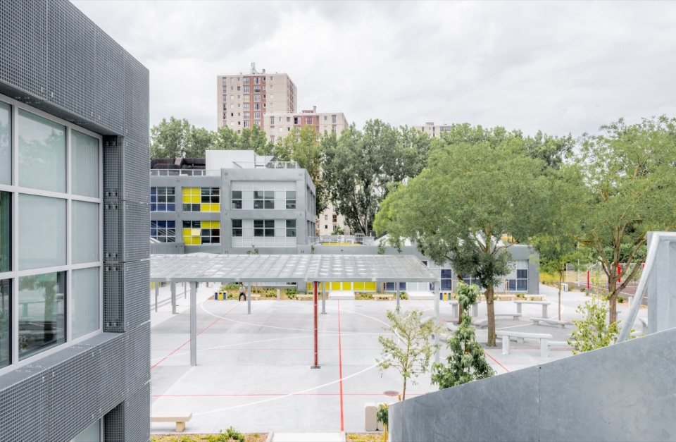Anne Frank Middle School Rehabilitation by MARS Architectes