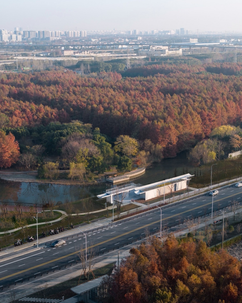 Emerging from Wetland East Kangqiao Station of Shanghai Airport Link by Original Design Studio TJAD