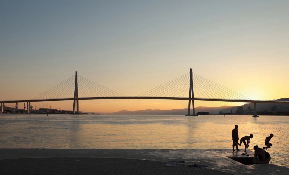 Kastela Bay Bridge by 3LHD Architects