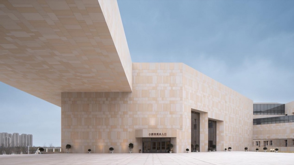 Theater of Haimen Cultural Center by Architects Engineers co ltd of Southeast University