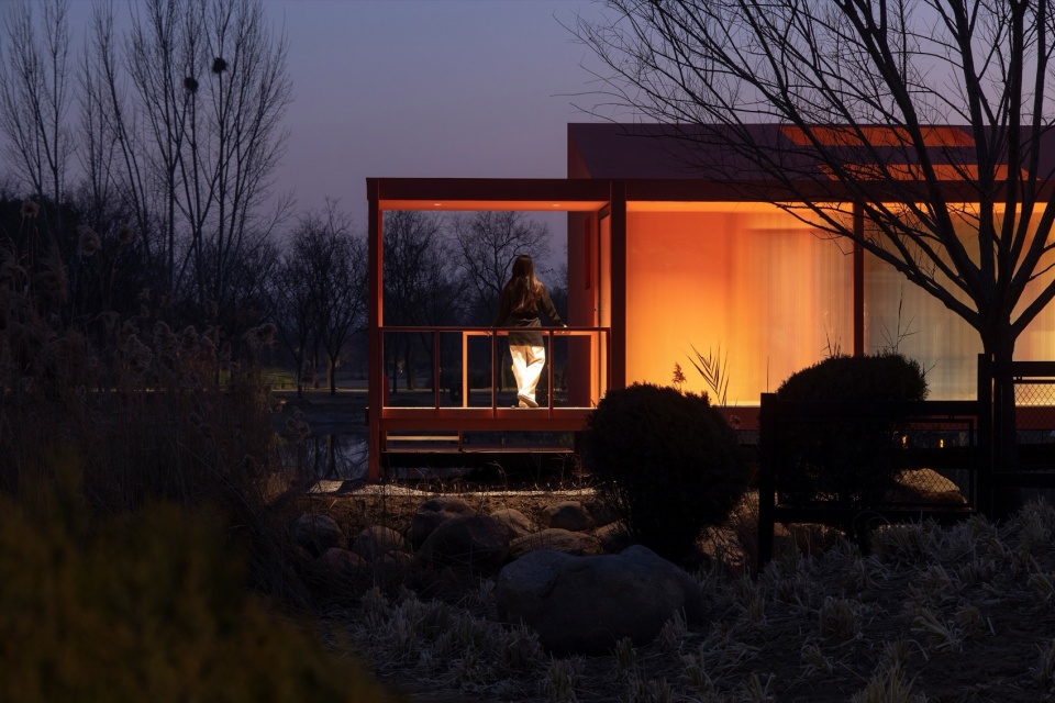 Red Bridge Cabin Wild Home by Wiki World Advanced Architecture Lab