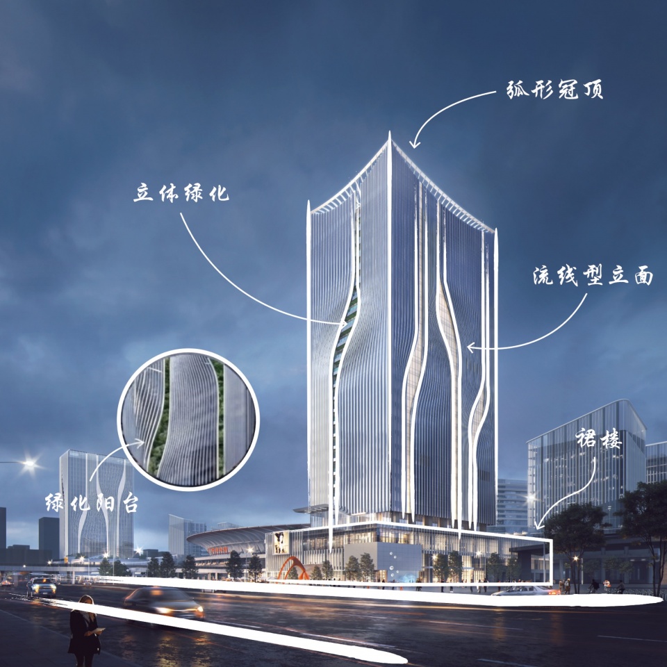 tod over station building complex of guangzhou baiyun station by architectural design research institute of scut co ltd