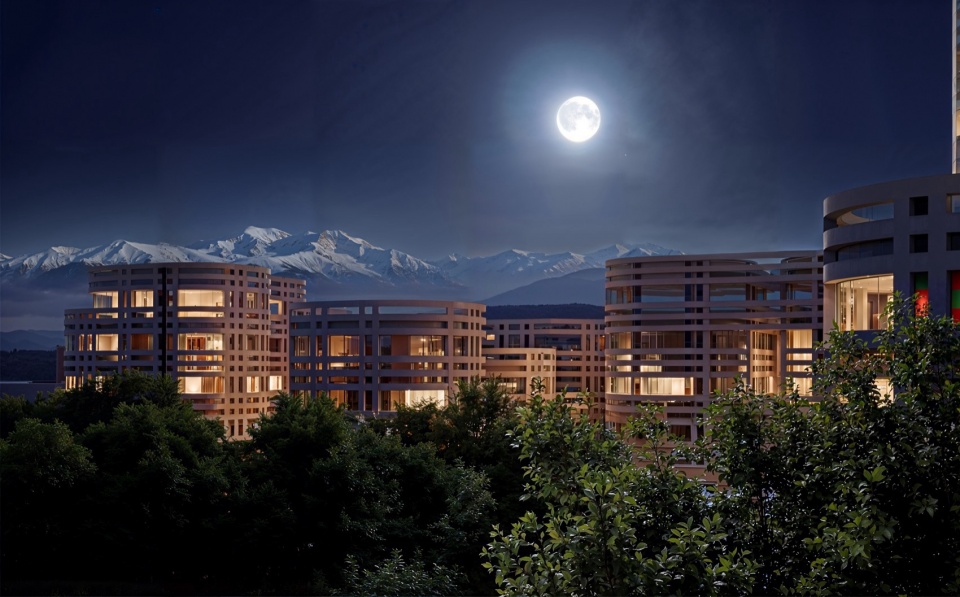 ALMATY GATES by Davide Macullo Architects