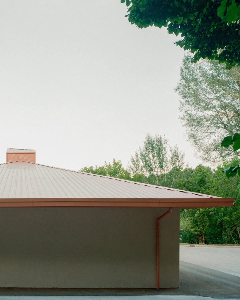 under the pink roof by caret studio