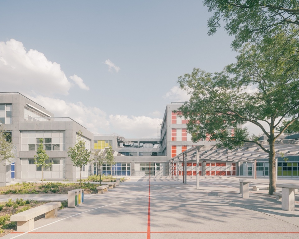 Anne Frank Middle School Rehabilitation by MARS Architectes