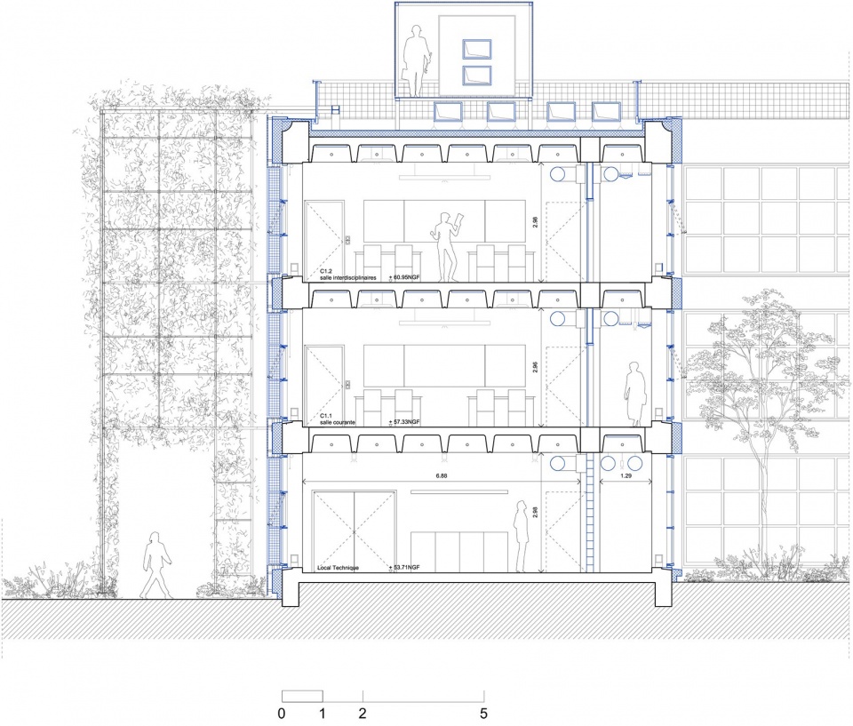 Anne Frank Middle School Rehabilitation by MARS Architectes