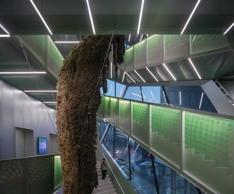 New expansion connected to the existing museum at 235 Bowery by OMA